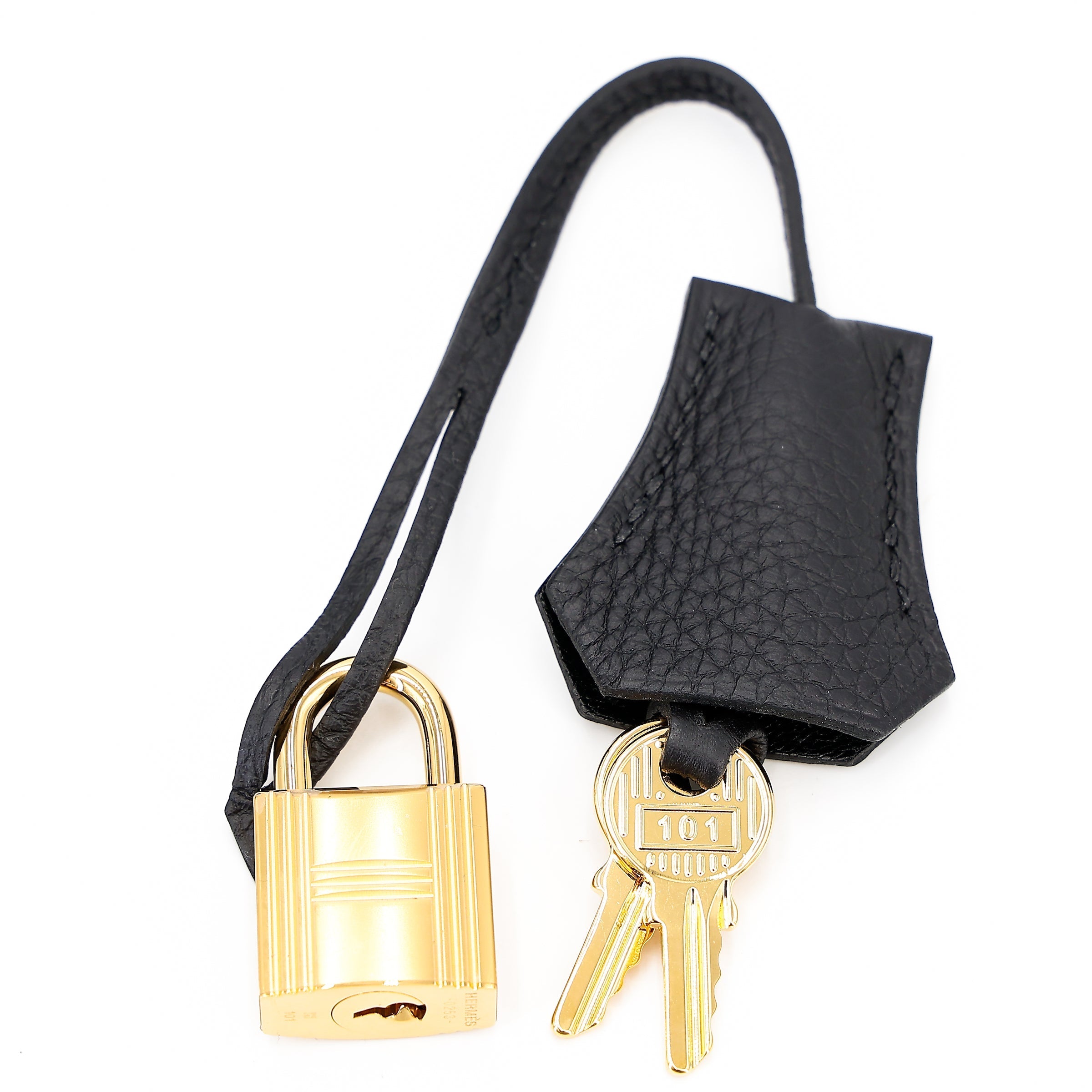 Hermes Birkin Black Togo Leather with Gold Hardware Stamp