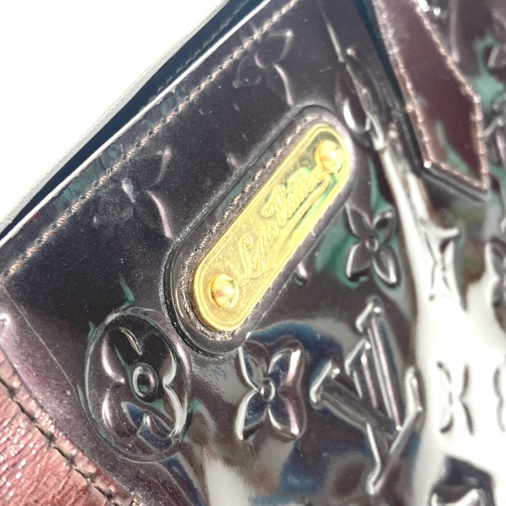 Louis Vuitton Wilshire Burgundy Patent Leather Bag