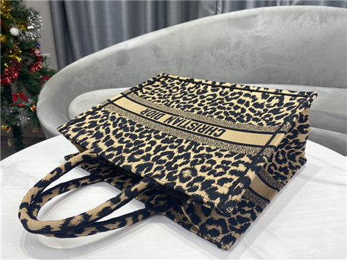 Dior Book Tote Leopard Bag - AAA Bags at Pochettebag