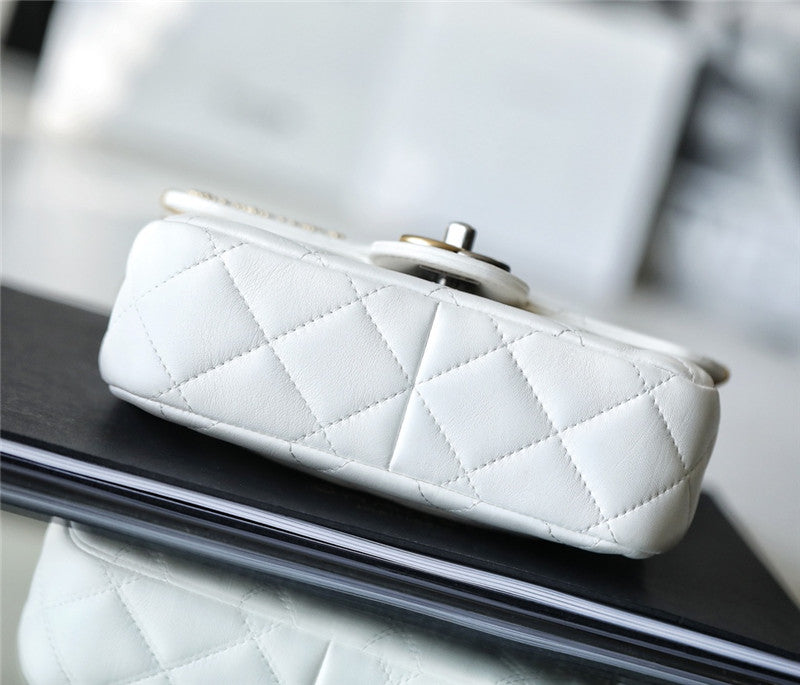 Chanel Inspired CC Ruched Vanity Case Bag
