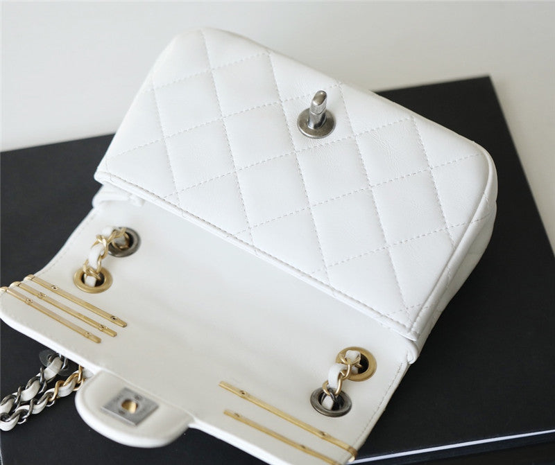 Chanel Inspired CC Ruched Vanity Case Bag