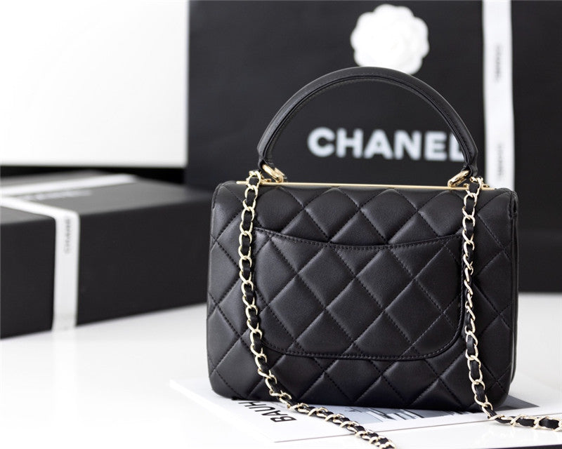 Chanel Inspired Trendy Lambskin Bag