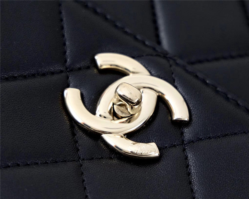 Chanel Inspired Trendy Lambskin Bag