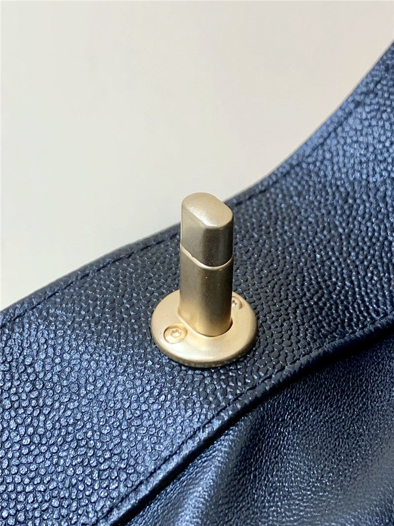 Chanel Inspired 22S Pearl Crush Sling Hobo Bag