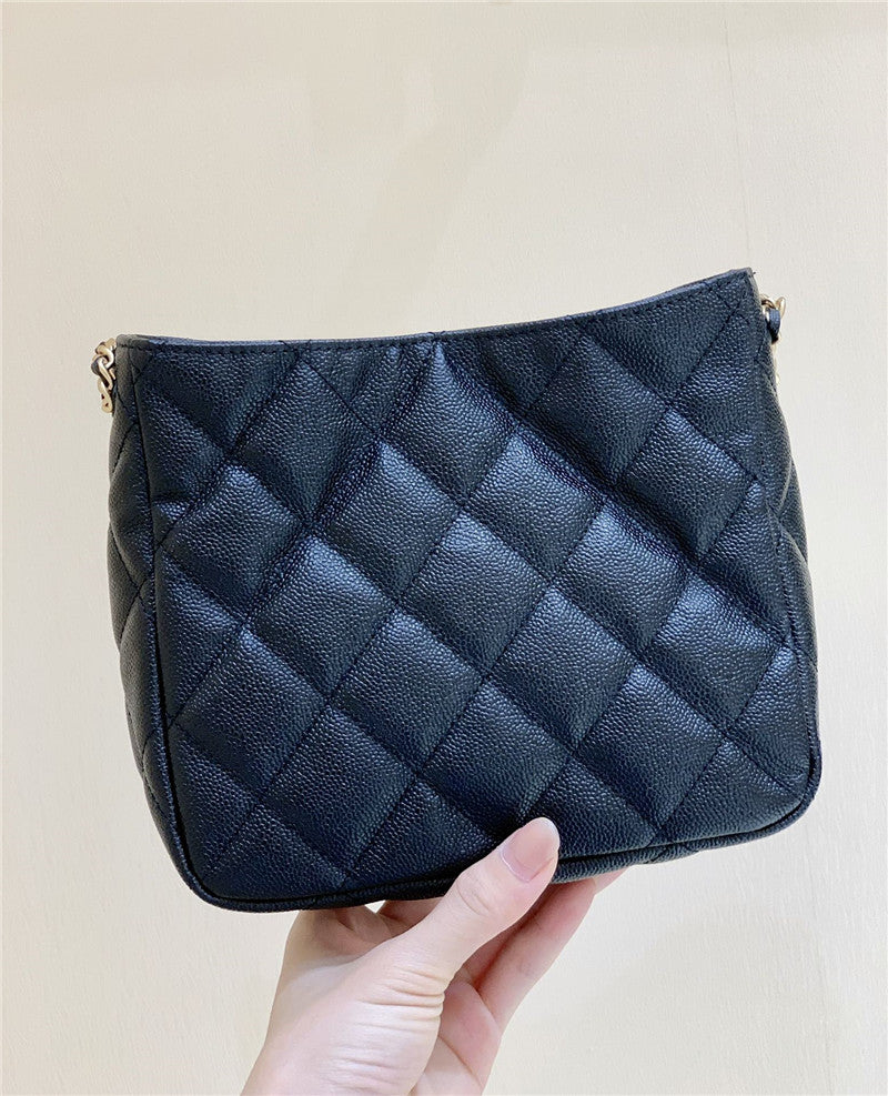 Chanel Inspired 22S Pearl Crush Sling Hobo Bag