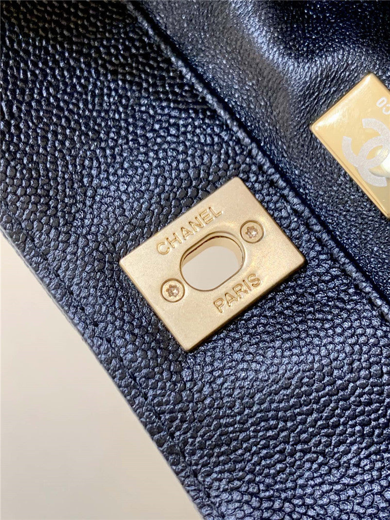 Chanel Inspired 22S Pearl Crush Sling Hobo Bag