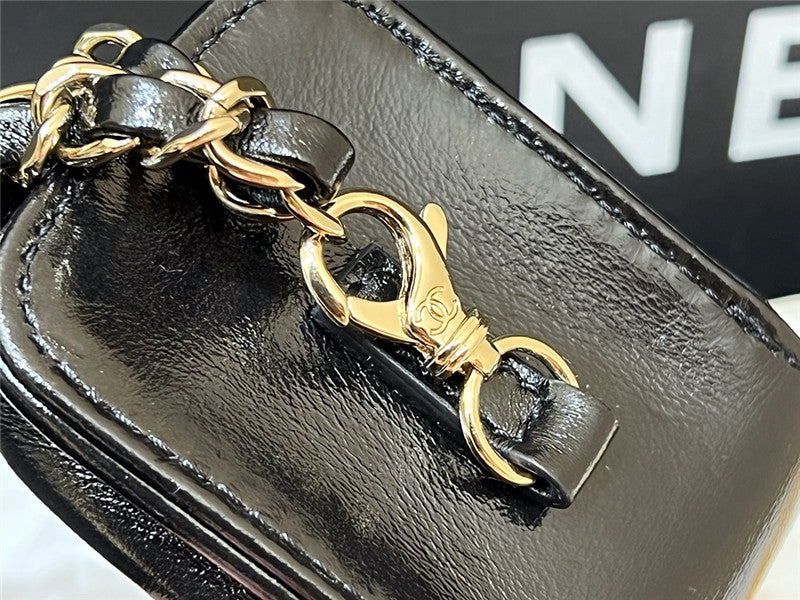Chanel Inspired Chain Leather Backpack