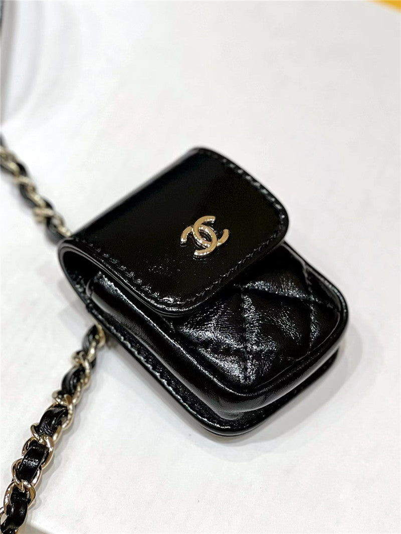 Chanel Inspired Chain Leather Backpack