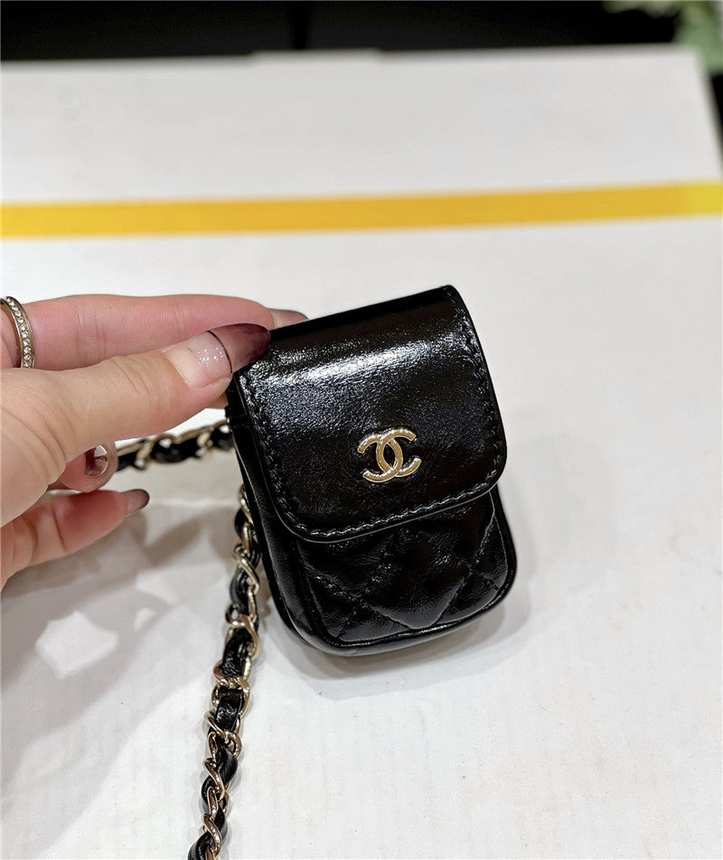 Chanel Inspired Chain Leather Backpack