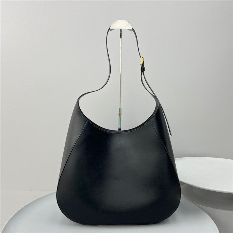 Prada Inspired Large Leather Shoulder Bag