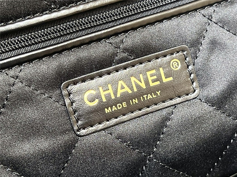 Chanel Inspired 22 Bag In Black