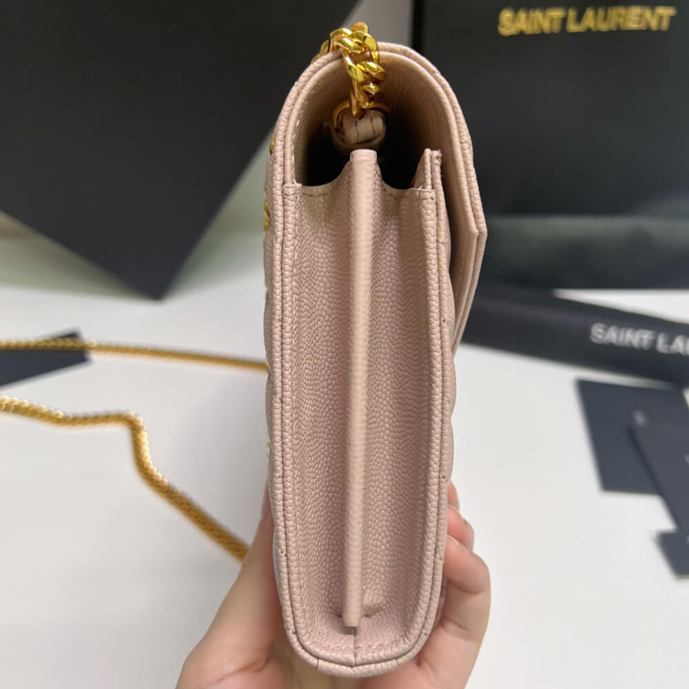 YSL Inspired Cassandre Matelassé Chain Wallet