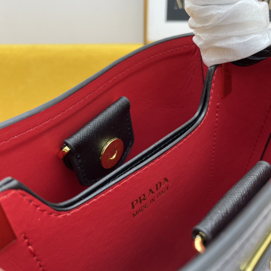 Prada Inspired Panier Saffiano Small Bag