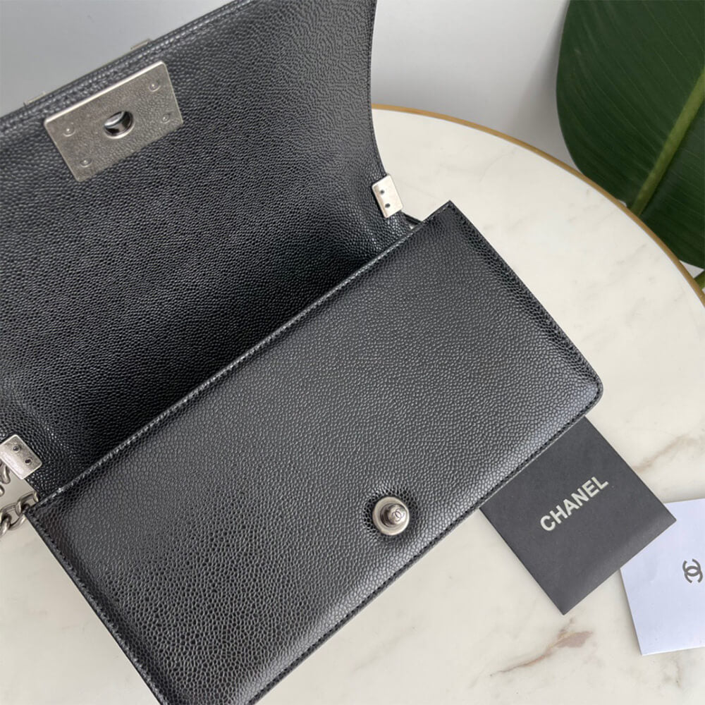 Boy Chanel inspired Bags In black - pochettereps