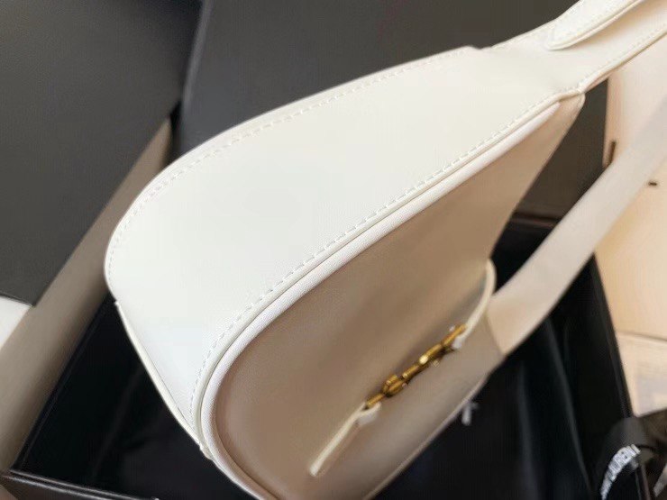 YSL Le 5 A 7 Hobo Bag in White