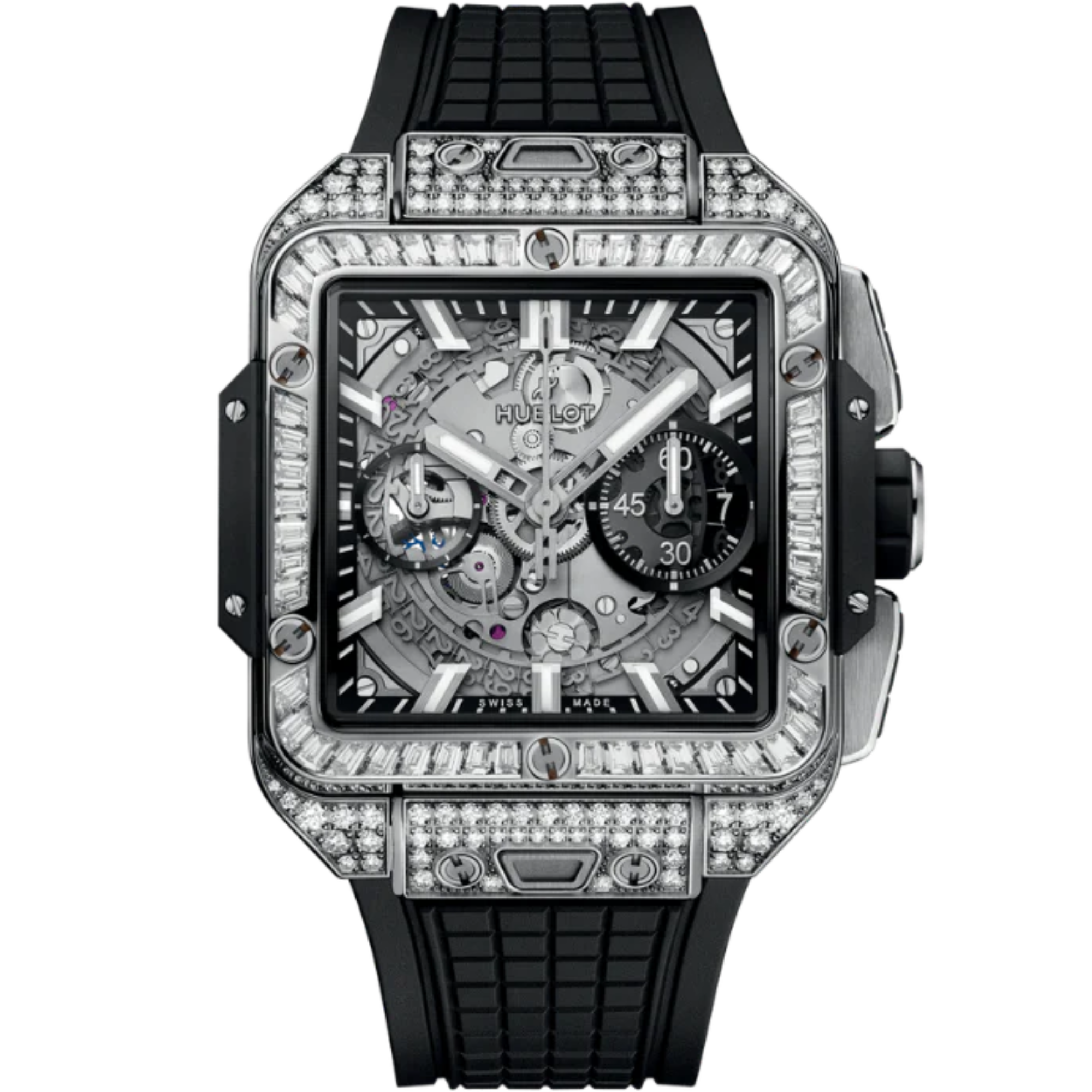 SQUARE BANG 42 MM UNICO TITANIUM JEWELLERY