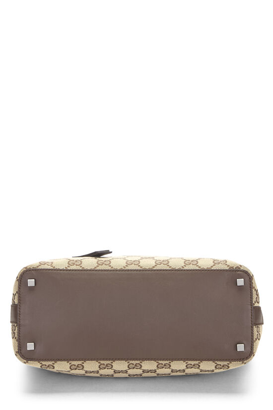 Gucci Inspired Canvas Shoulder Bag