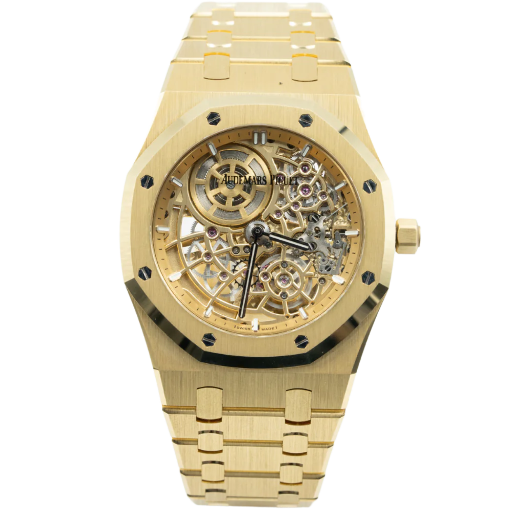 Audemars Piguet Royal Oak "Jumbo" Ref. 16204BA.OO.1240BA.01 39MM Yellow Gold Extra Thin Openworked
