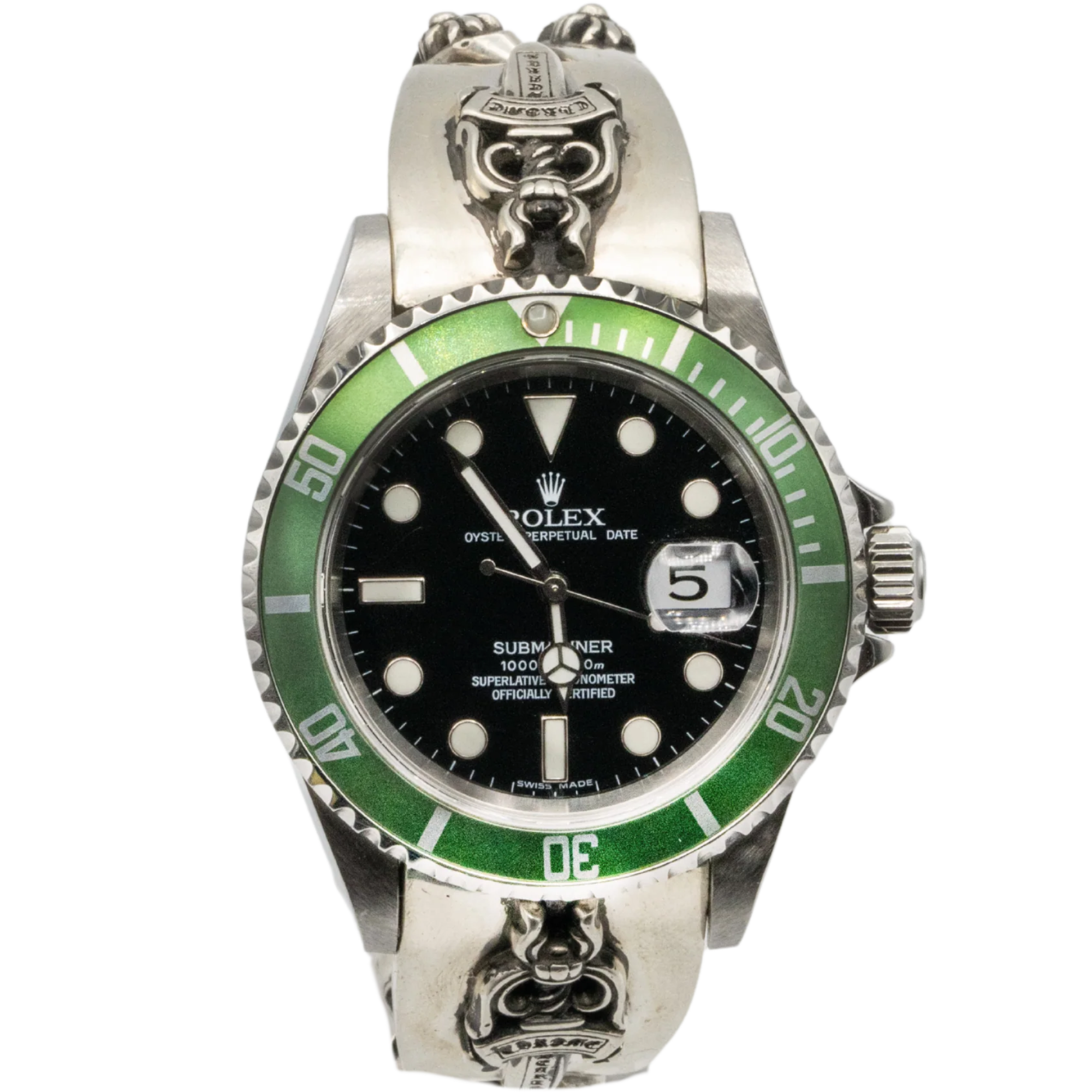 Rolex Ref. 116610LV 40MM Chrome Hearts Bracelet Kermit