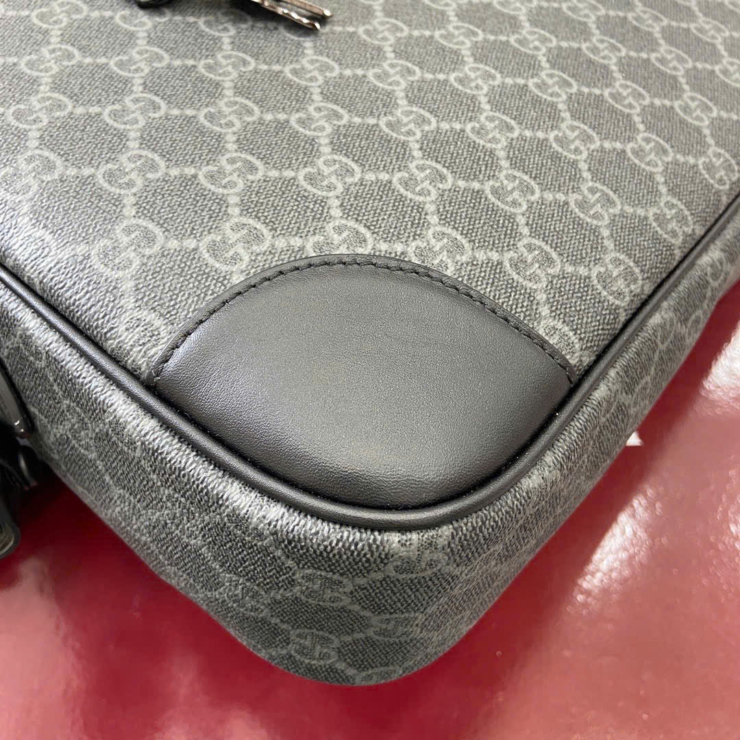 Gucci Inspired Emblem Briefcase