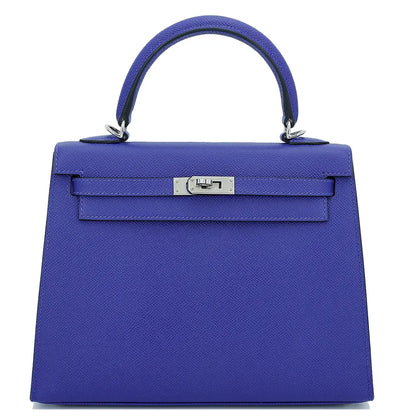 Hermes Inspired Kelly Sellier 25 Etoupe Epsom Gold Hardware