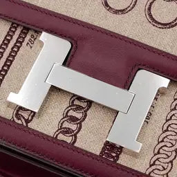 Hermes Inspired Constance Toile de Camp Dechainee Bag
