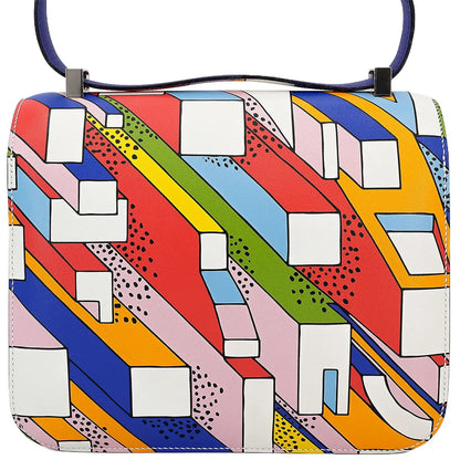 Hermes Inspired Constance Multicolor Bag