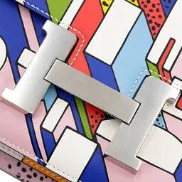 Hermes Inspired Constance Multicolor Bag