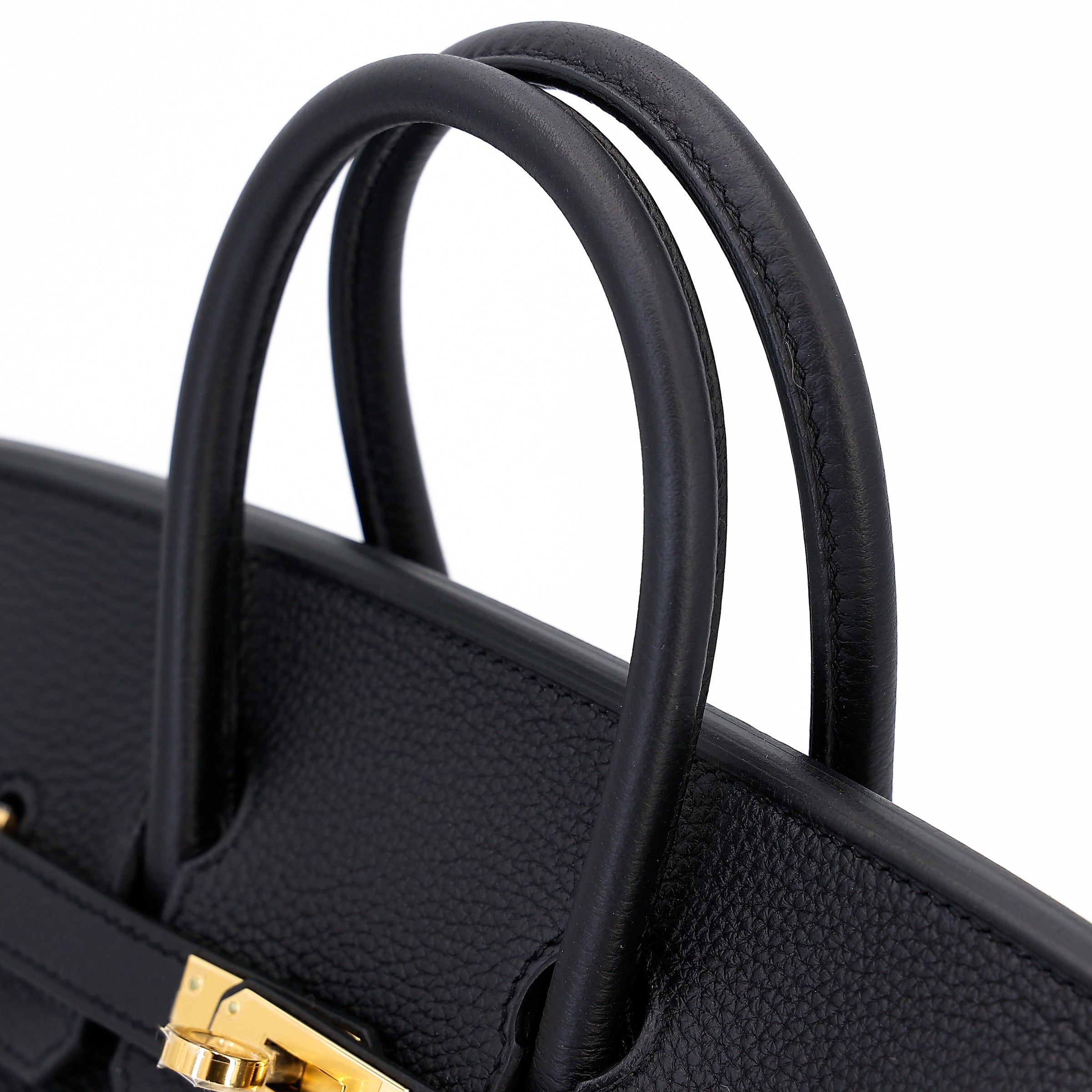 Hermes Birkin Black Togo Leather with Gold Hardware Stamp