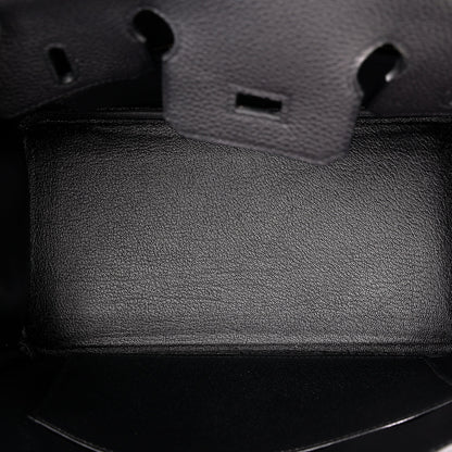 Hermes Birkin Black Togo Leather with Gold Hardware Stamp