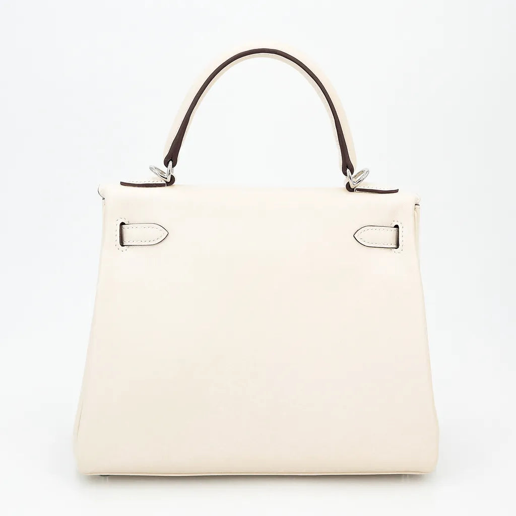 Hermes Inspired Kelly 25 In &amp; Out Bag