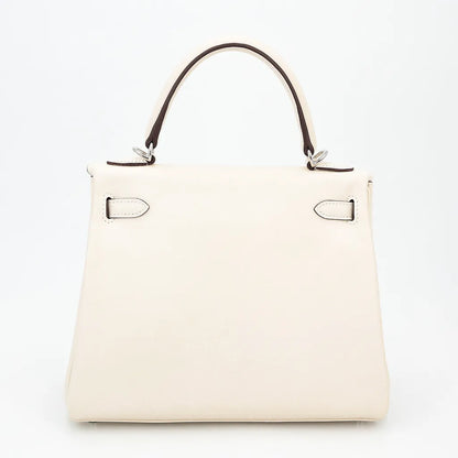 Hermes Inspired Kelly 25 In &amp; Out Bag