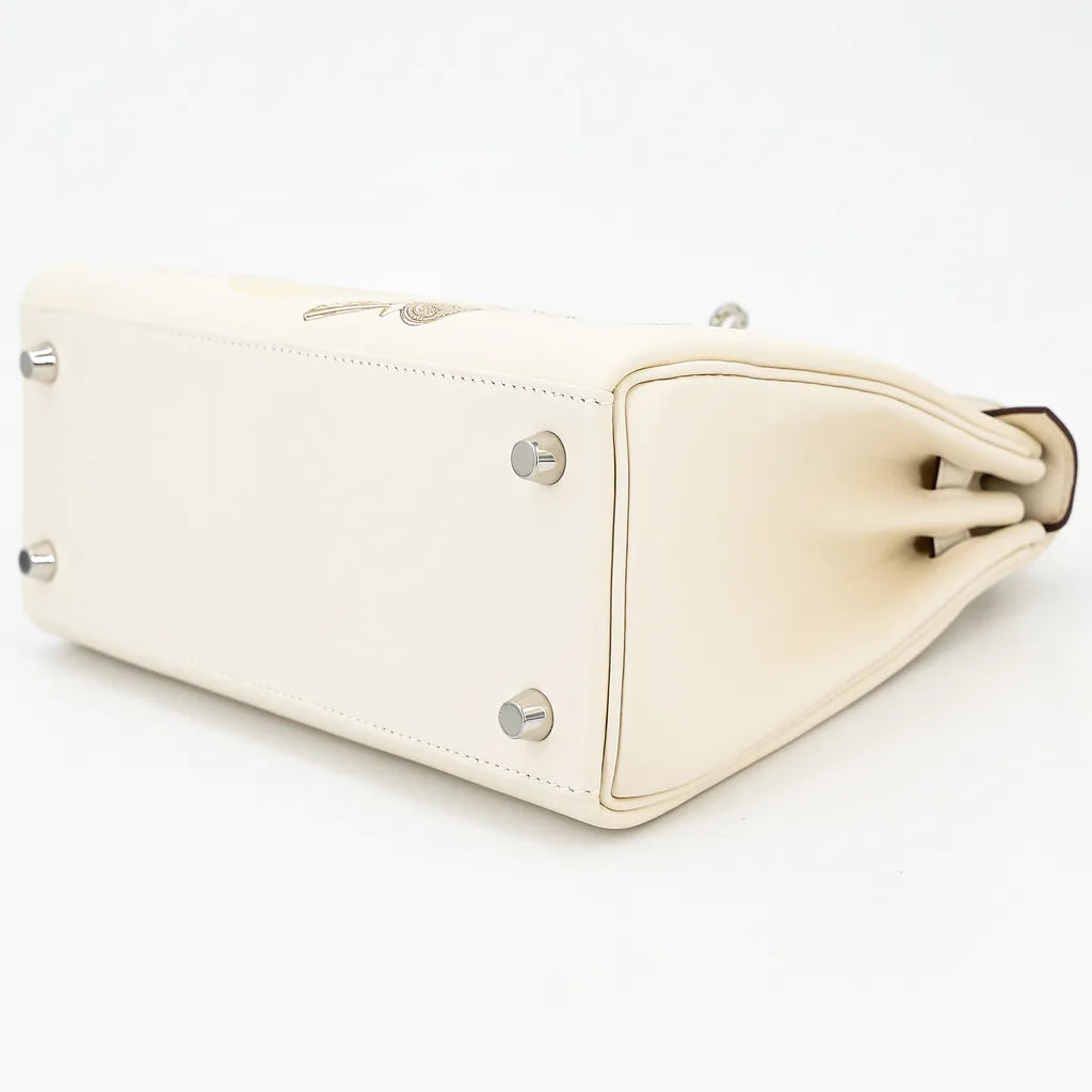 Hermes Inspired Kelly 25 In &amp; Out Bag