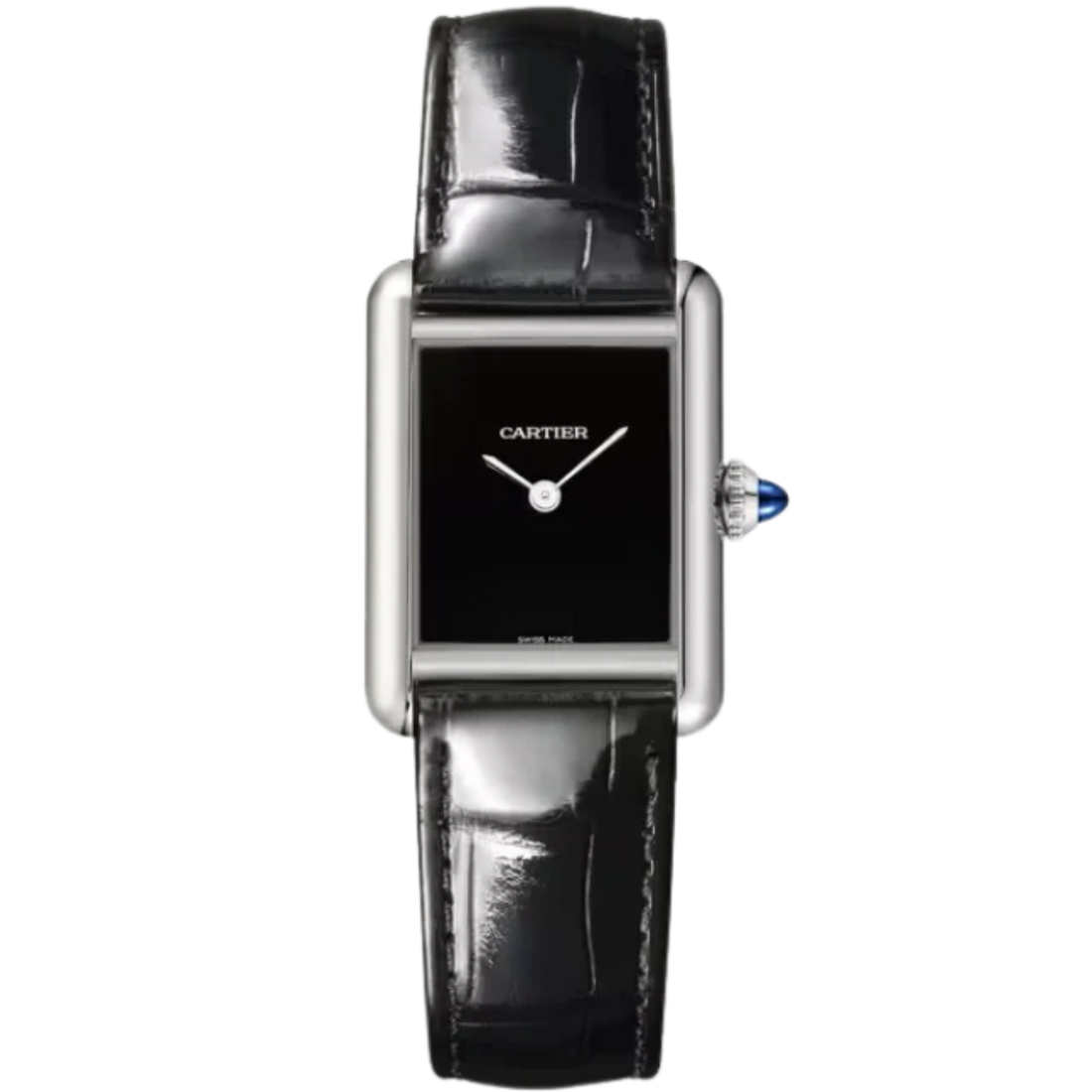TANK 30 mm MUST DE CARTIER BLACK STAINLESS STEEL