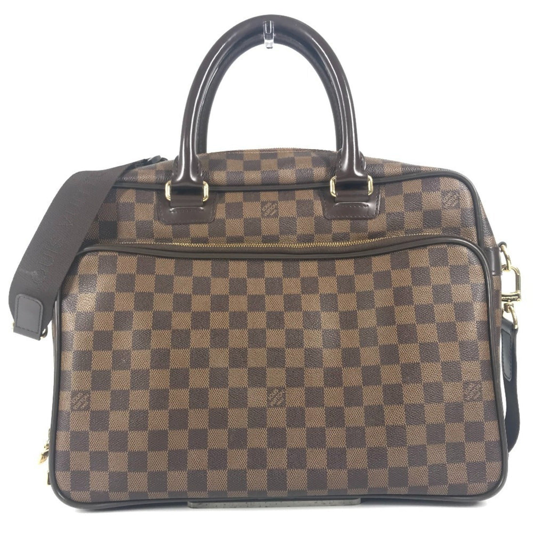 Louis Vuitton Icare Brown Canvas, Leather Bag