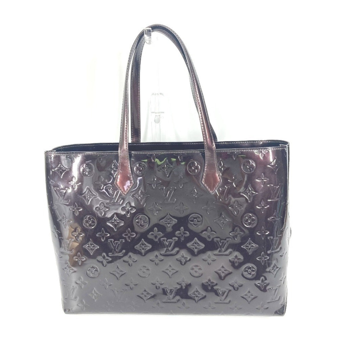 Louis Vuitton Wilshire Burgundy Patent Leather Bag