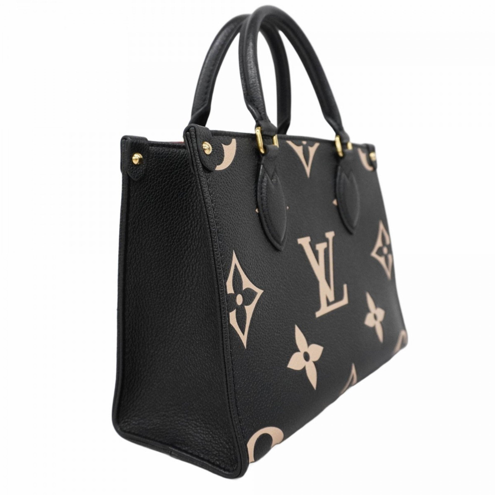 Louis Vuitton Onthego Black Leather Bag