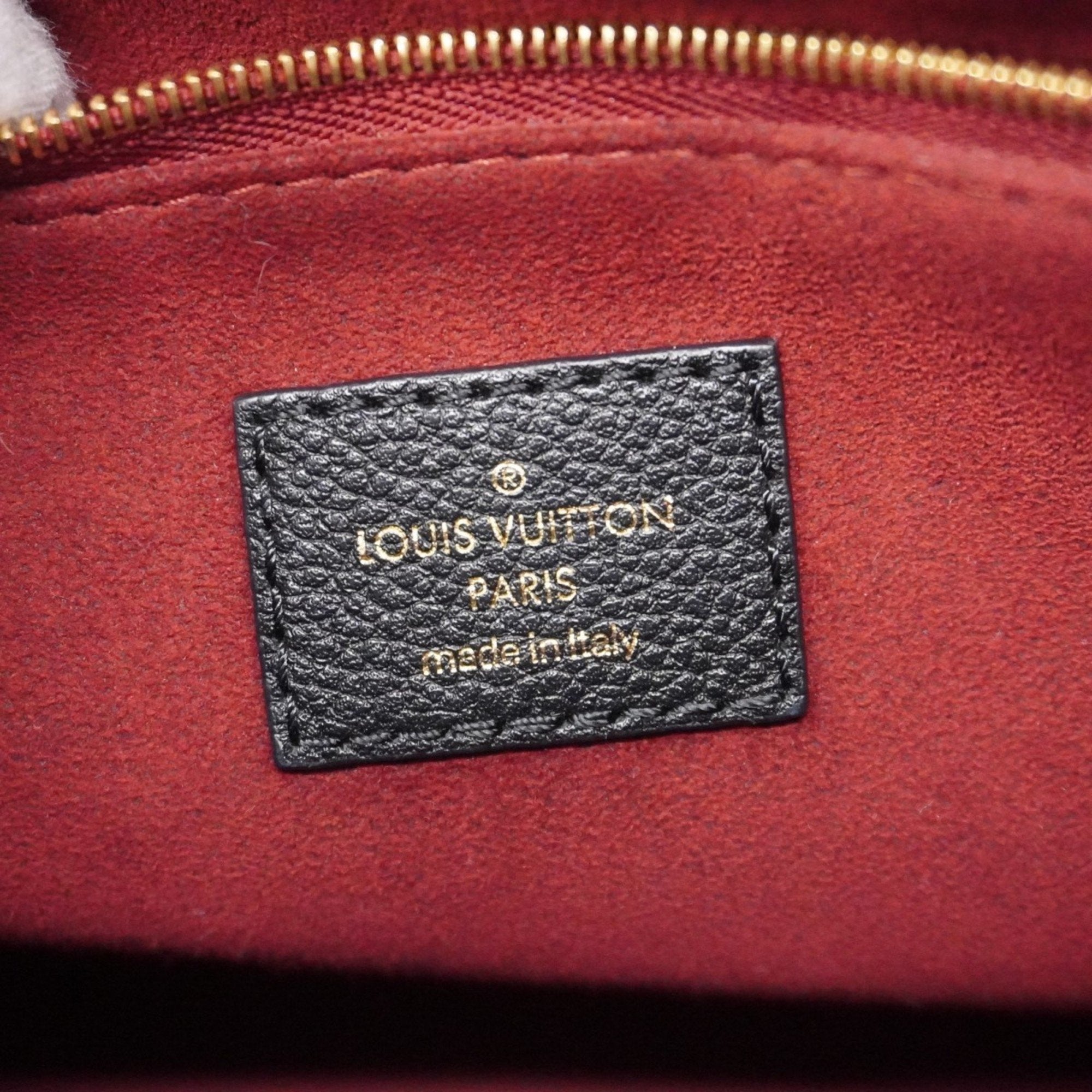 Louis Vuitton Onthego Black Leather Bag