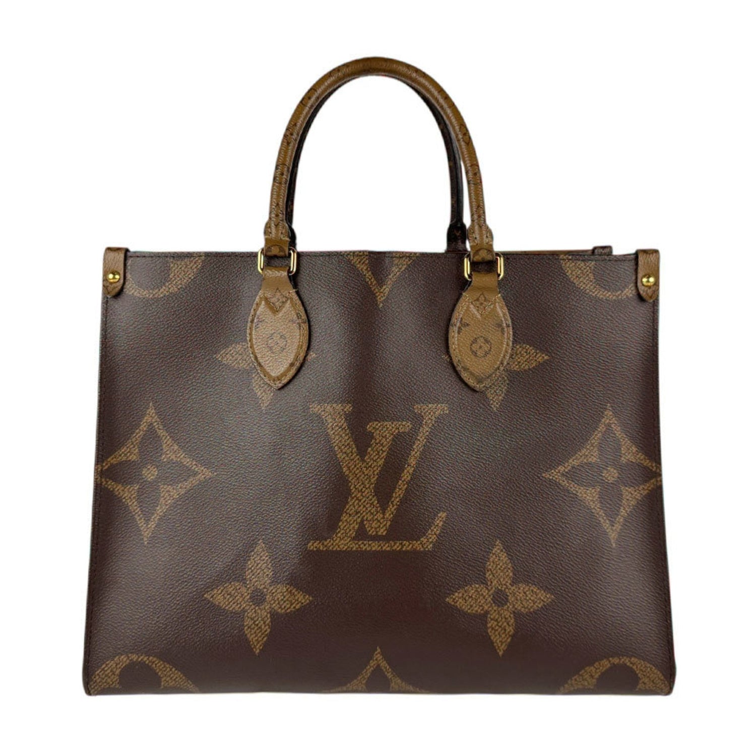 Louis Vuitton Onthego Brown Canvas Bag