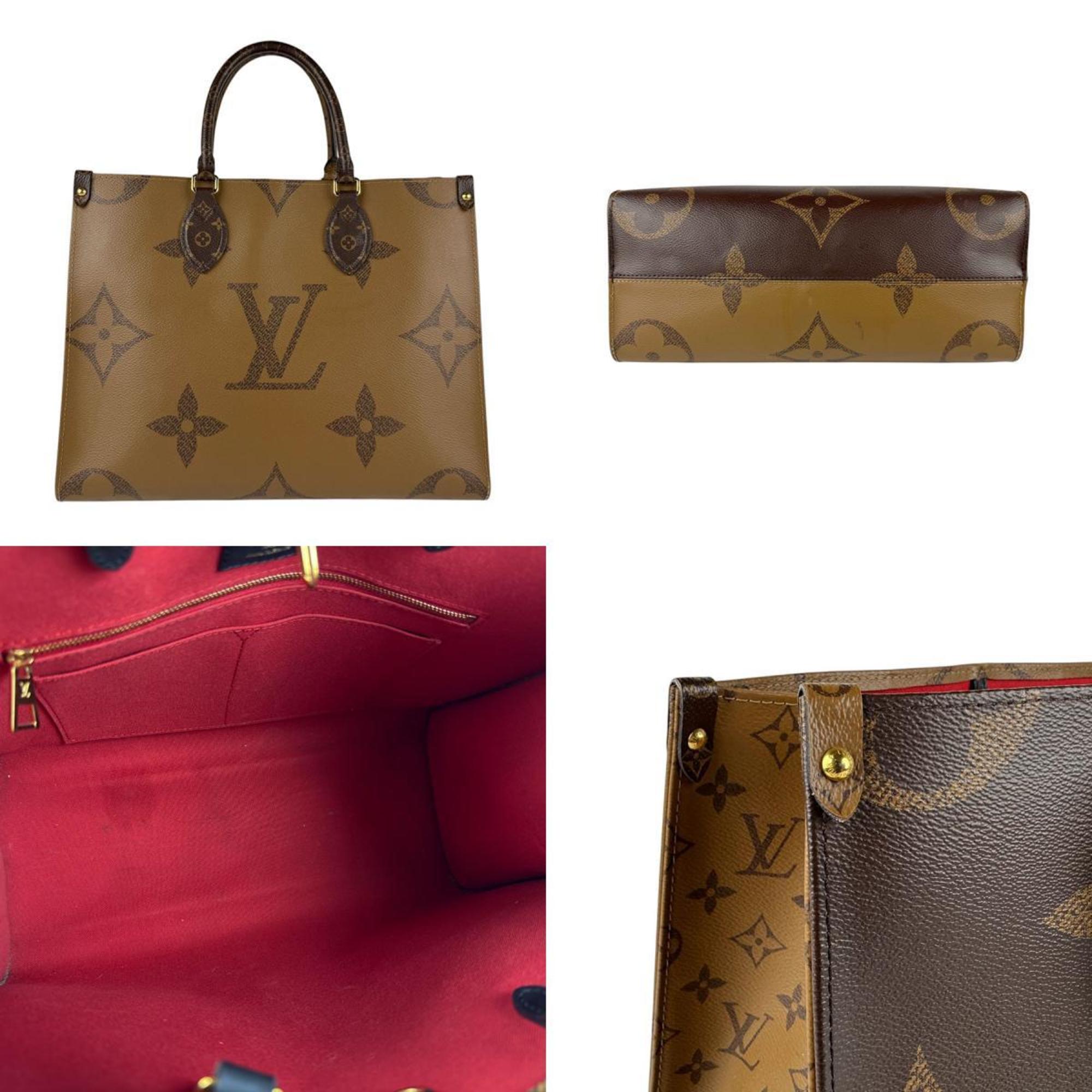Louis Vuitton Onthego Brown Canvas Bag
