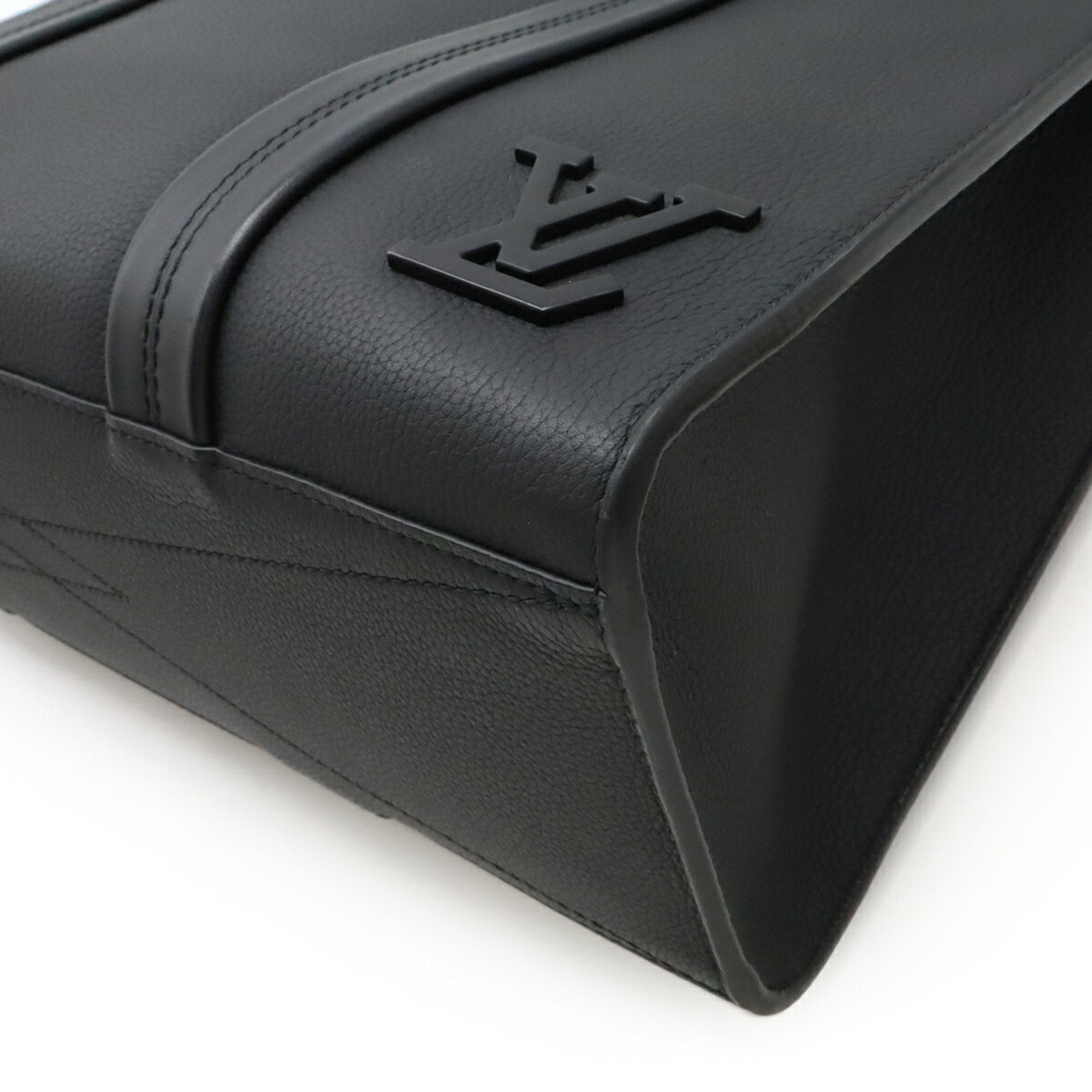 Louis Vuitton Takeoff Black Leather Bag