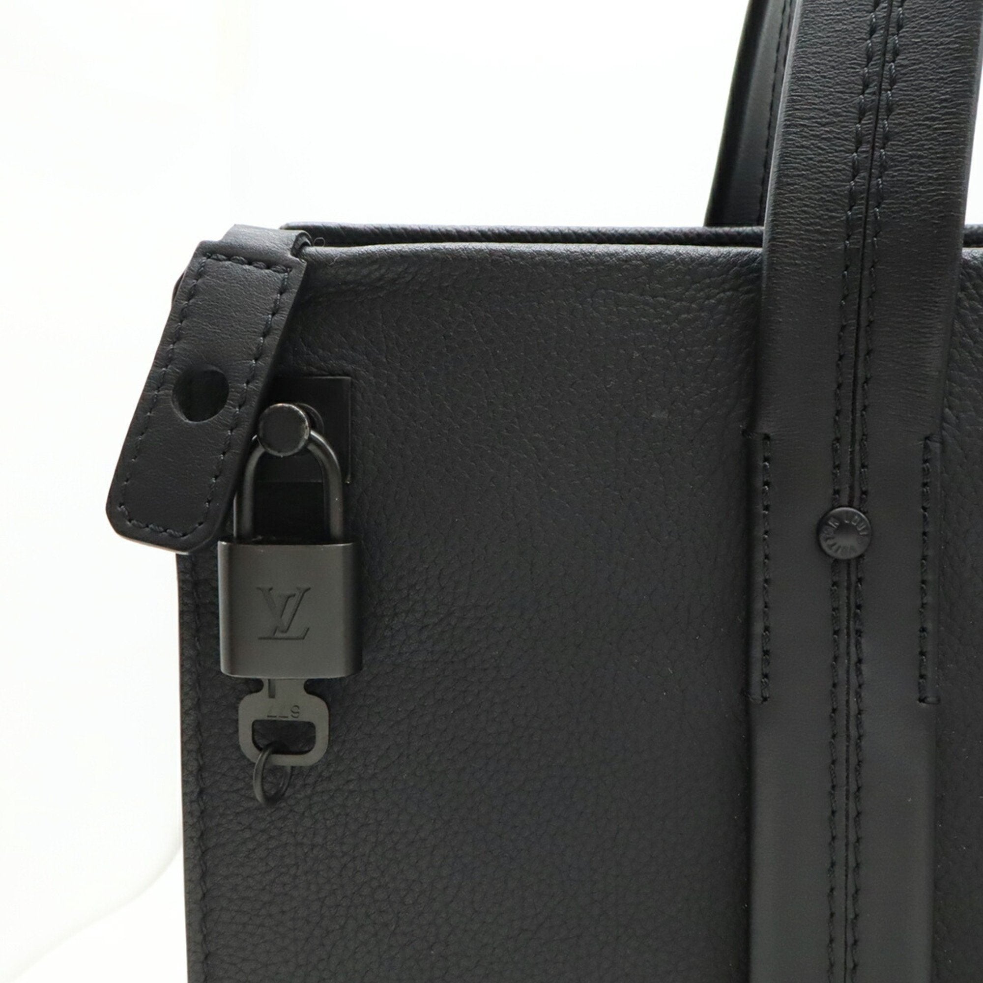 Louis Vuitton Takeoff Black Leather Bag