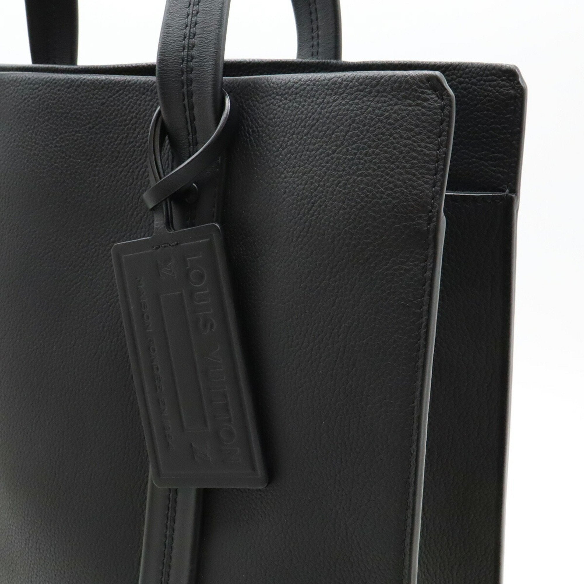 Louis Vuitton Takeoff Black Leather Bag