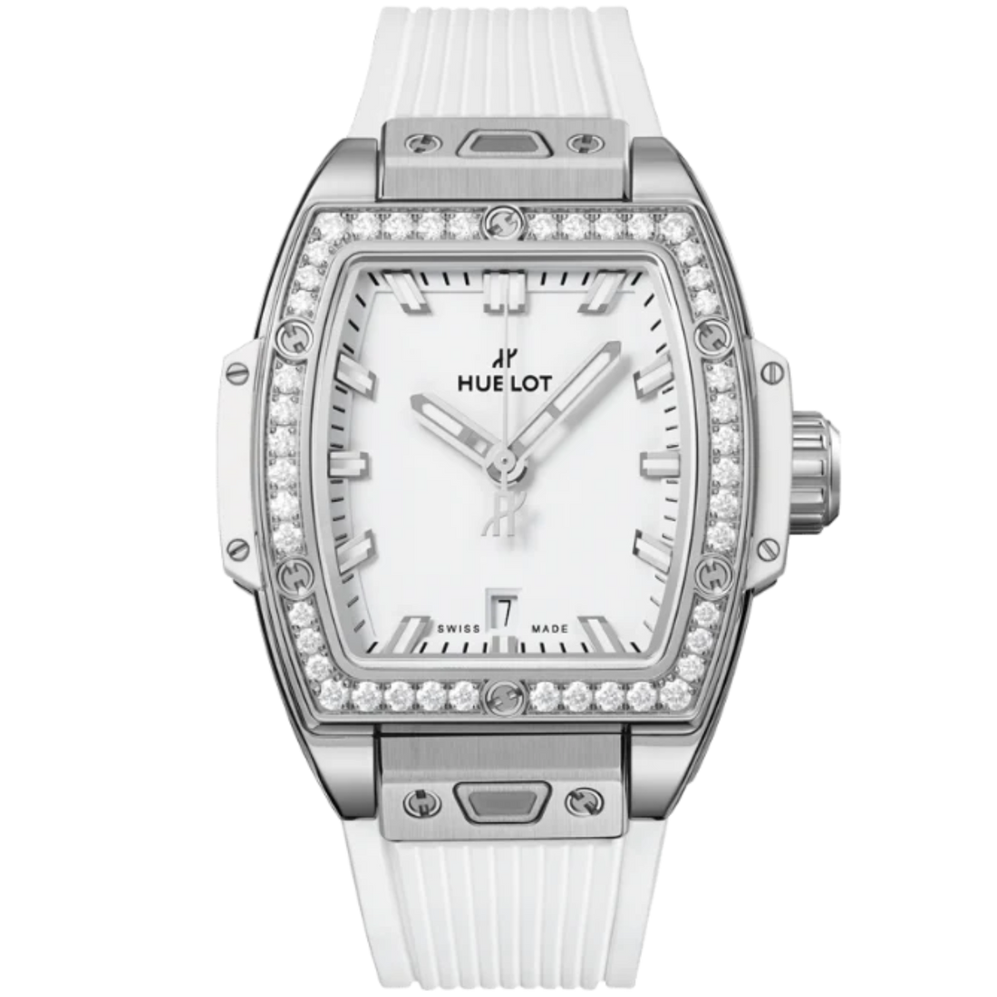 SPIRIT OF BIG BANG 32 MM STEEL WHITE DIAMONDS