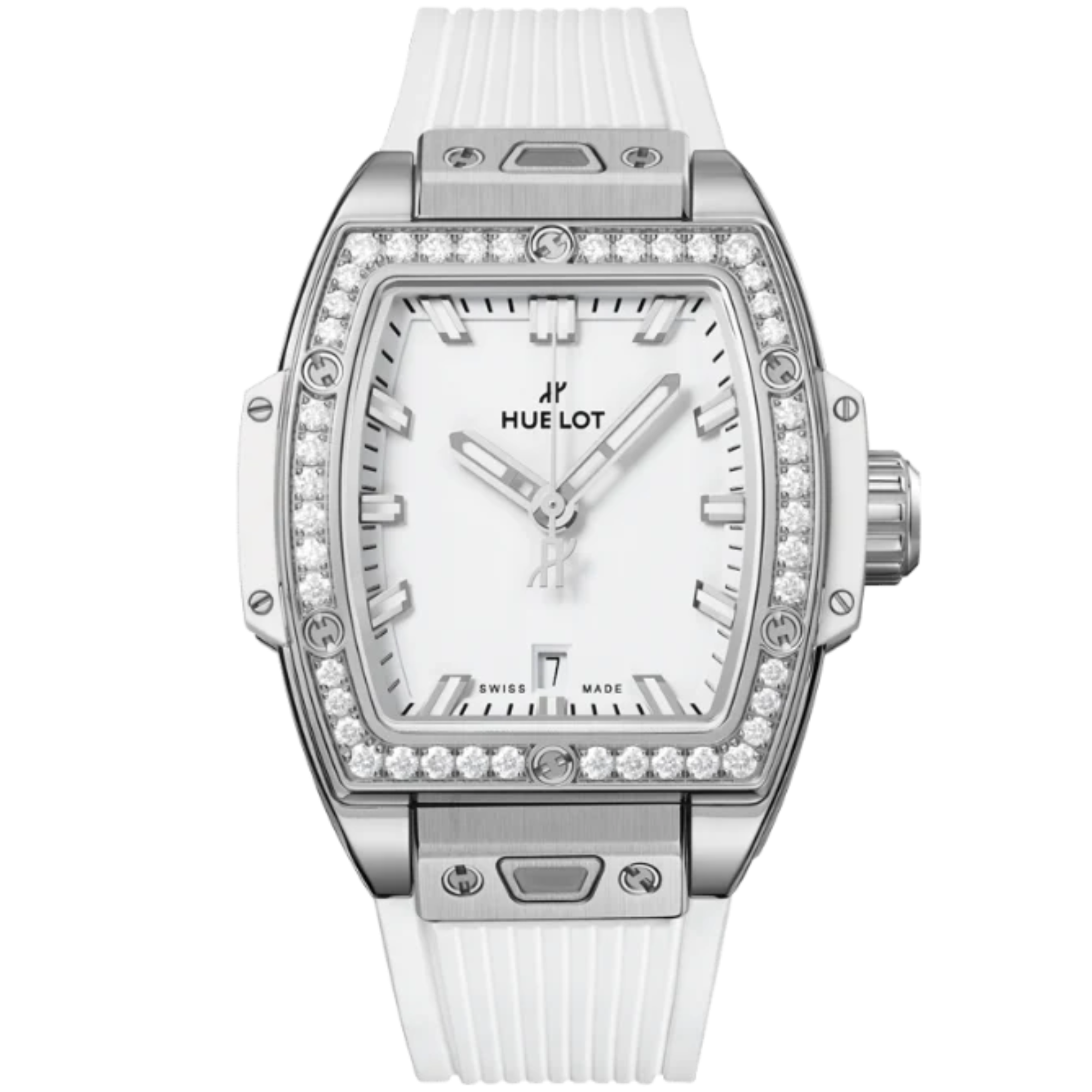 SPIRIT OF BIG BANG 32 MM STEEL WHITE DIAMONDS