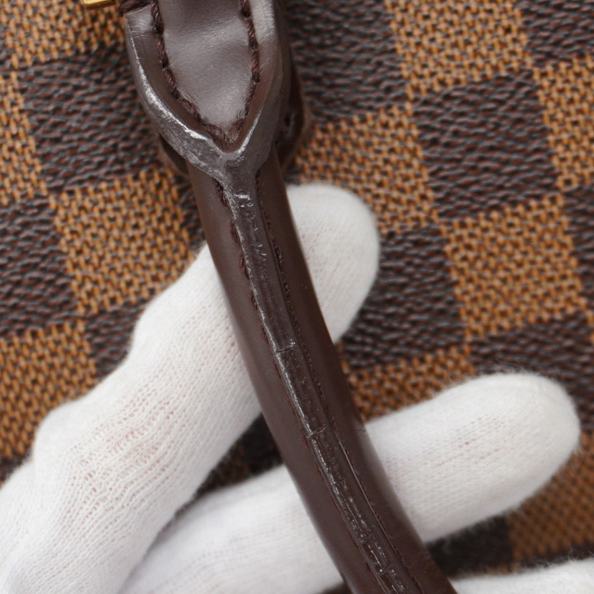 Louis Vuitton Ribera Brown Canvas Bag