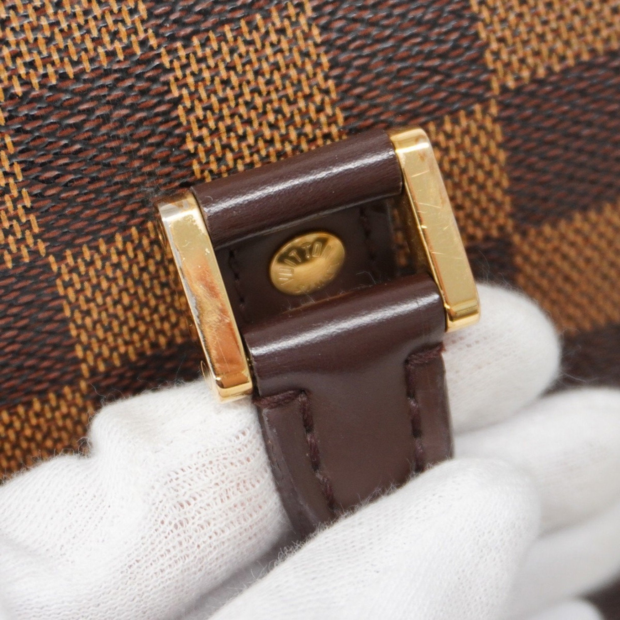Louis Vuitton Ribera Brown Canvas Bag