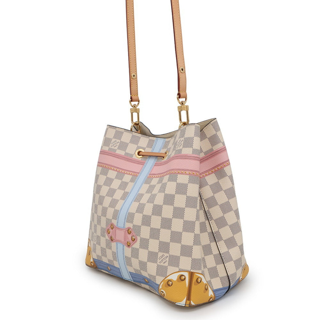 Louis Vuitton NéoNoé White Canvas Bag