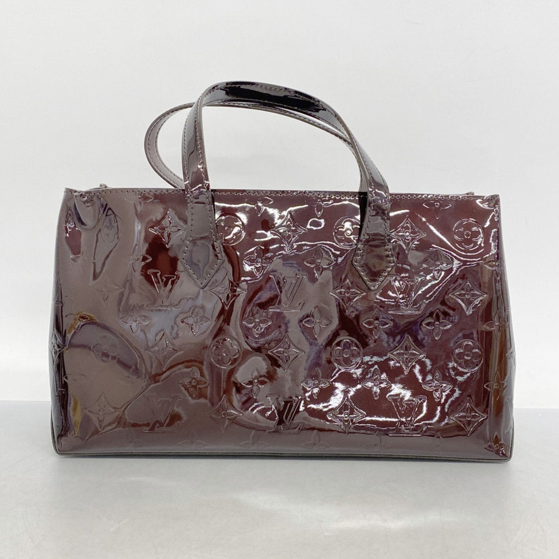 Louis Vuitton Wilshire Burgundy Patent Leather Bag