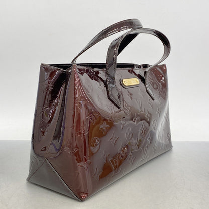Louis Vuitton Wilshire Burgundy Patent Leather Bag